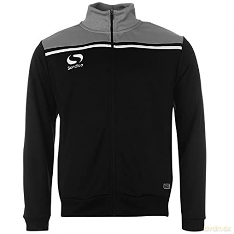 Sondico Precision Walk Out Jacket - Adult (Medium) (Black/Charcoal)
