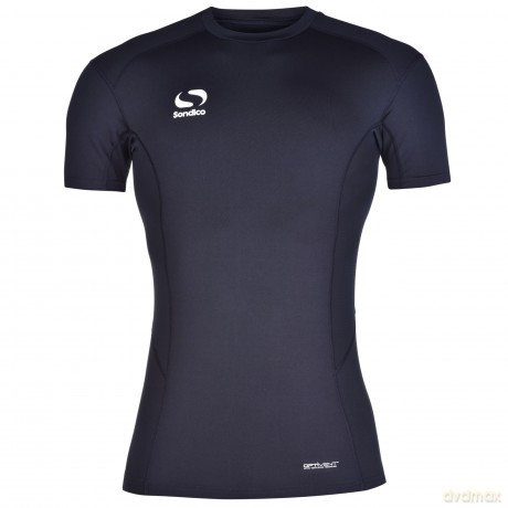 Sondico Thermal Mock Neck Baselayer Top - Adult (Large) (Navy)
