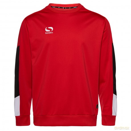 Sondico Venata Crew Sweatshirt - Adult (Small) (Red/White/Blk)