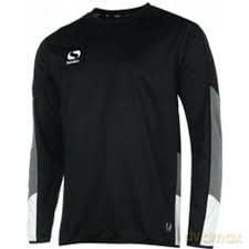 Sondico Venata Long Sleeve Jersey - Adult (Large) (Black/Chrcl/Wht)