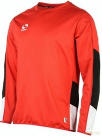 Sondico Venata Long Sleeve Jersey - Adult (XL) (Red/White/Blk)