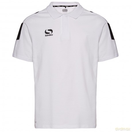 Sondico Venata Polo - Adult (Small) (White/White/Blk)