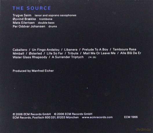 Seim,Braekke,Eilertsen,Johansen: The Source [CD]