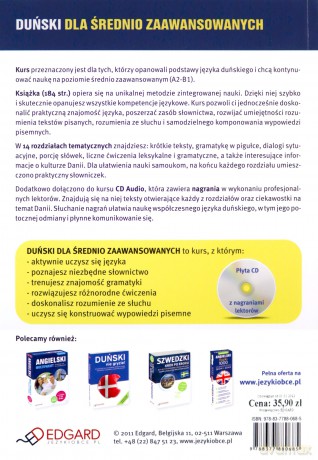 Duński dla średnio zaawansowanych [KSIĄŻKA]