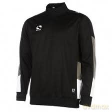 Sondico Venata Quarter Zip Sweatshirt - Adult (Medium) (Black/Chrcl/Wht)