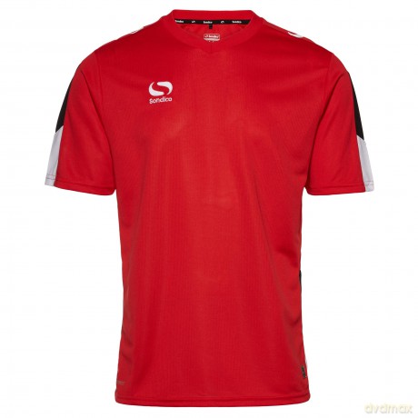 Sondico Venata Training Jersey - Youth (9-10 (MB)) (Red/Wht/Blk)