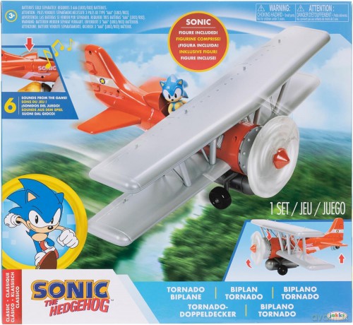 Sonic - 2.5 tornado Biplane with sonic