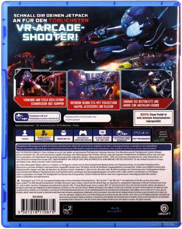 Space Junkies (For Playstation VR) (GERMAN BOX- EFIGS in game) [GRA PS4]