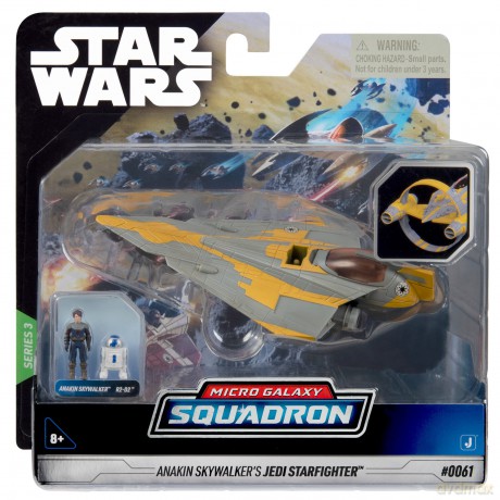 Star Wars - Micro Galaxy Squadron - 5'' Anakin Skywalker's Jedi Starfighter