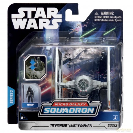 Star Wars - Micro Galaxy Squadron - Tie Fighter (Battle Damage)