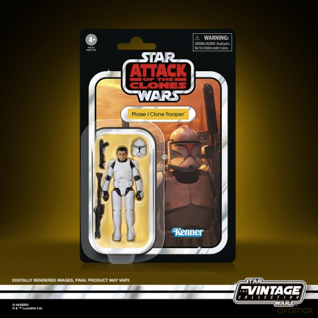 Star Wars - The Vintage Collection - Attack of the Clones - Phase I Clone Trooper