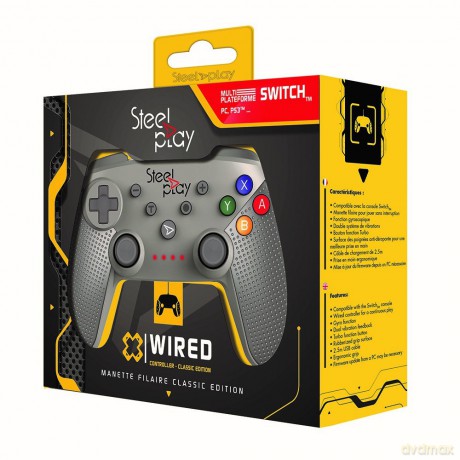 Steelplay - Wired Controller Classic SN Grey [GRA SWITCH]