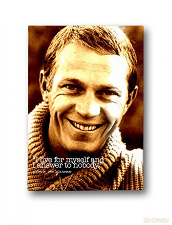 Steve Mcqueen 12 x 16 Canvas