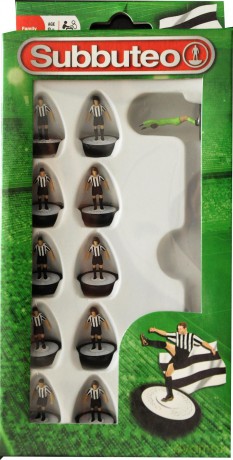 Subbuteo - Black/White Stripes Team Set