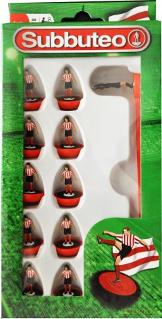Subbuteo - Red/White Stripes Team Set