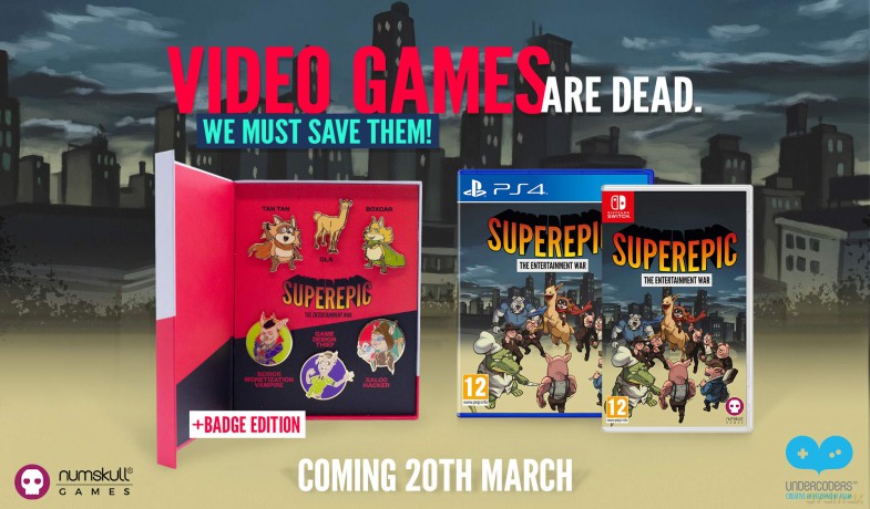 SuperEpic: The Entertainment War - Badge Edition [GRA SWITCH]