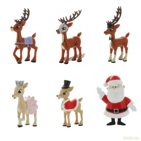 TEAM Rudolph Reindeer Stocking Foilbag 18 piece CDU (series 1.5) [FIGURKA]