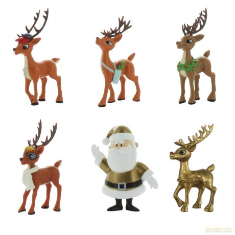 TEAM Rudolph Reindeer Stocking Foilbag 18 piece CDU (series 1.5) [FIGURKA]