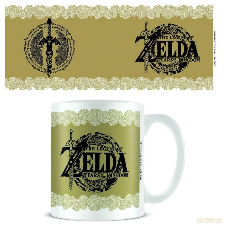 The Legend Of Zelda: Tears of the Kingdom Gold Coffee Mug