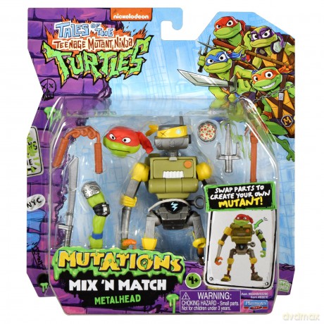 TMNT - Tales Of The Teenage Mutant Ninja Turtles Mix N Match Basic Mutant Figure - Metalhead