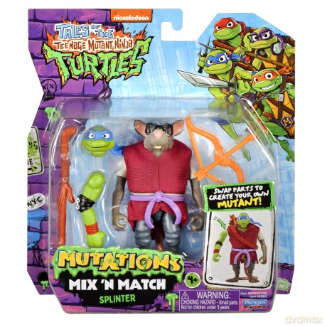 TMNT - Tales Of The Teenage Mutant Ninja Turtles Mix N Match Basic Mutant Figure - Splinter