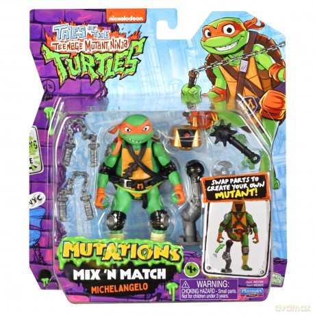 TMNT - Tales Of The Teenage Mutant Ninja Turtles Mix N Match Basic Turtles Figure - Michelangelo