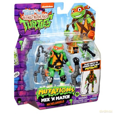 TMNT - Tales Of The Teenage Mutant Ninja Turtles Mix N Match Basic Turtles Figure - Michelangelo