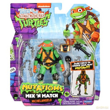 TMNT - Tales Of The Teenage Mutant Ninja Turtles Mix N Match Basic Turtles Figure - Michelangelo