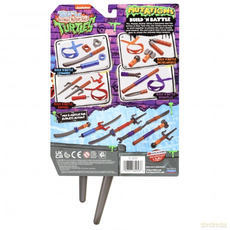 TMNT - Tales Of The Teenage Mutant Ninja Turtles Mutation Build N Battle - Raphael's Weapons