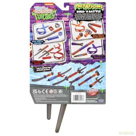 TMNT - Tales Of The Teenage Mutant Ninja Turtles Mutation Build N Battle - Raphael's Weapons