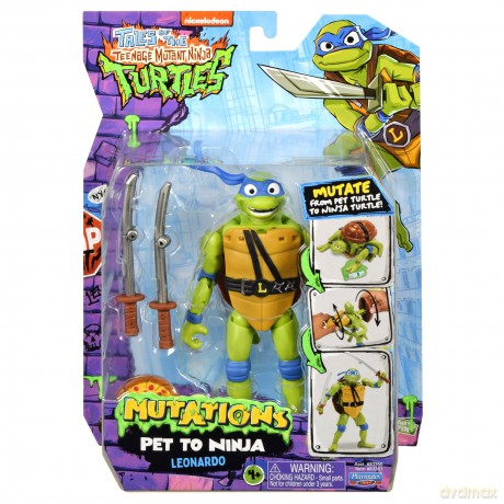 TMNT - Tales Of The Teenage Mutant Ninja Turtles Pet To Ninja - Leonardo