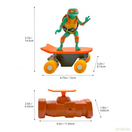 TMNT Mutant Mayhem - Half Pipe Rc (Mikey)