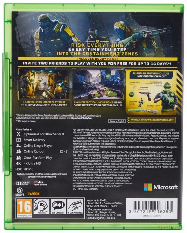 Tom Clancy's Rainbow Six: Extraction - Guardian Edition (Compatible with Xbox One) [GRA XBOX SERIES X]