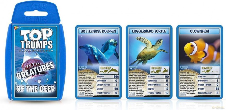 Top Trumps Classics Creatures of the Deep