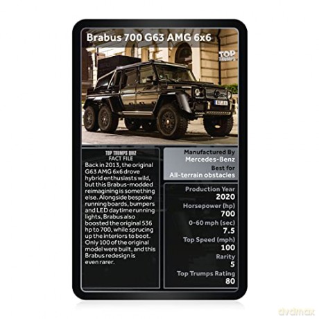 Top Trumps Classics Monster 4x4 Vehicles