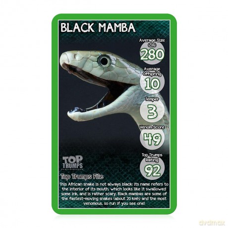 Top Trumps Classics Snakes