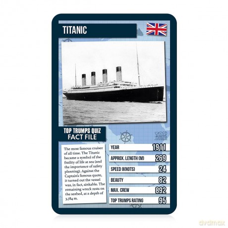 Top Trumps Classics World Famous Ships