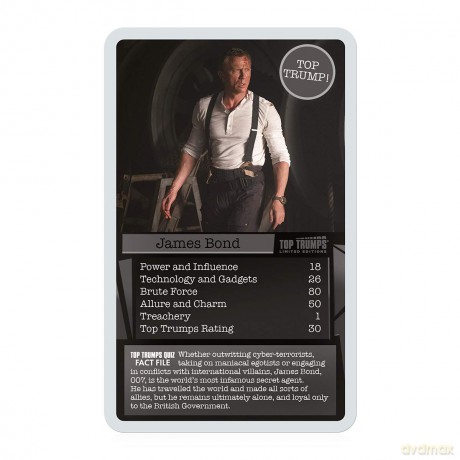 Top Trumps Limited Edition James Bond Every Assignment