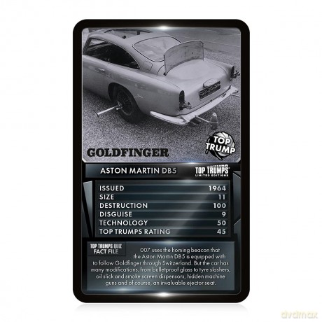 Top Trumps Limited Edition James Bond Gadgets and Vehicles (Q Branch)