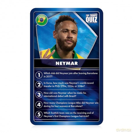 Top Trumps Quiz - World Football Stars