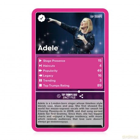 Top Trumps Specials Popstars