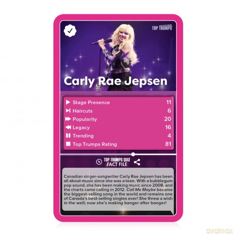 Top Trumps Specials Popstars