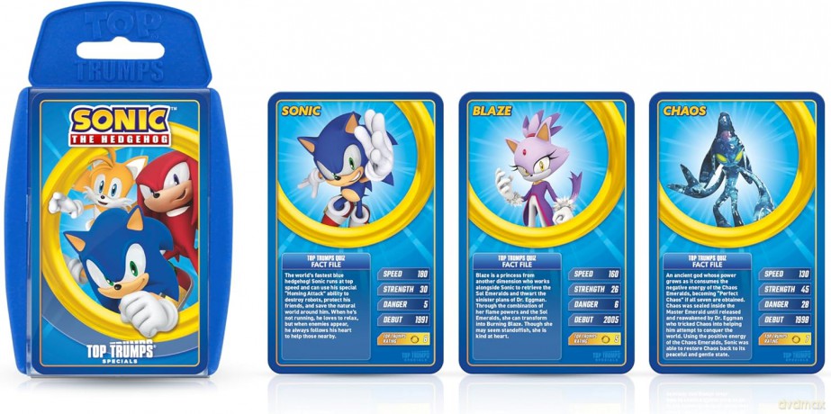 Top Trumps Specials Sonic