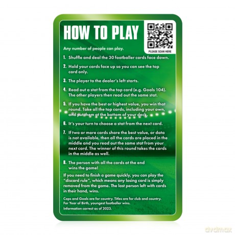 Top Trumps Specials World Football Stars Green 2024