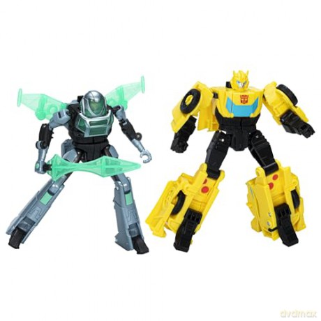 Transformers - Earthspark Cyber Combiner (Bumblebee & Mo Malto)