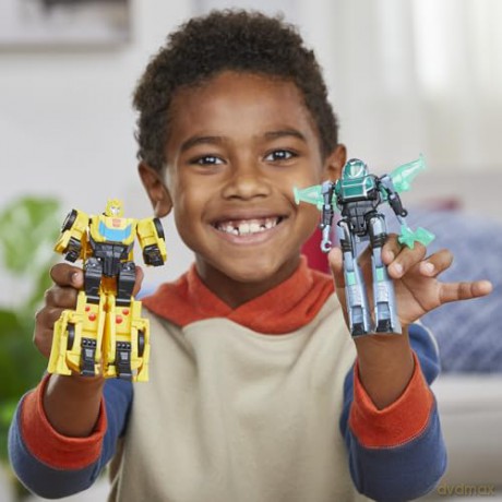 Transformers - Earthspark Cyber Combiner (Bumblebee & Mo Malto)