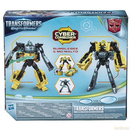 Transformers - Earthspark Cyber Combiner (Bumblebee & Mo Malto)