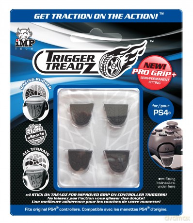 Trigger Treadz (4 Pack) (Black) [GRA PS4]