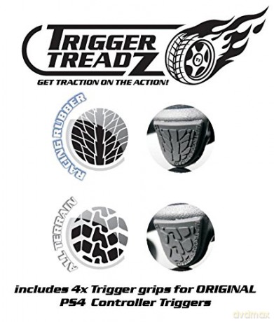 Trigger Treadz (4 Pack) (Black) [GRA PS4]