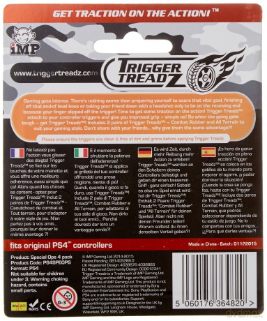 Trigger Treadz Special Ops: 4 Trigger Treadz Pack [GRA PS4]